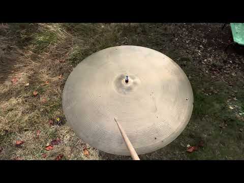 Zildjian 20" A '60s Stamp Ride Cymbal with 3 rivets image 9