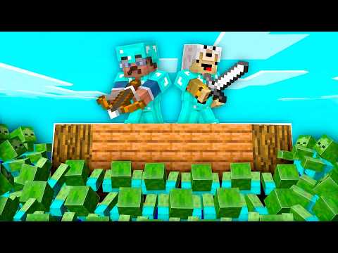 1 000 000 de Mobs VS BASE SÉCURISÉE ULTIME sur Minecraft !