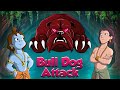 Krishna Aur Balram Bull Dog Attack Adventure Videos For Kids Cartoon Videos