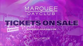 Marquee Dayclub Tickets On Sale Now