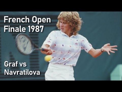 French Open Finale 1987  Martina Navratilova - Steffi Graf