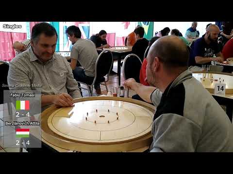 I. Crokinole Worldcup, Singles, Berzlánovich Attila vs Fabio Tomasi