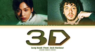 Jungkook (정국) '3D (Feat. Jack Harlow)' Lyrics