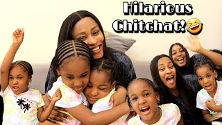 The most HONEST, HILARIOUS Chitchat with my TWINS!🤣