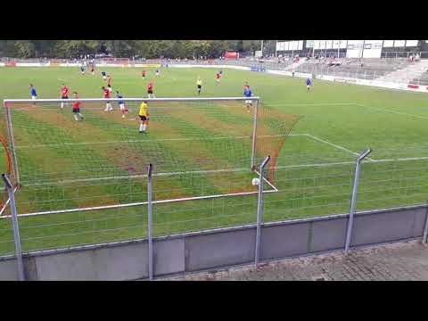 VfB Eppingen - VfR Mannheim / Das 0:3 durch Marcel Gessel