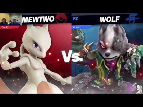 Docky (Mewtwo) VS Glims (Wolf) WR2 - Smash Hard Ultimate Weekly 5