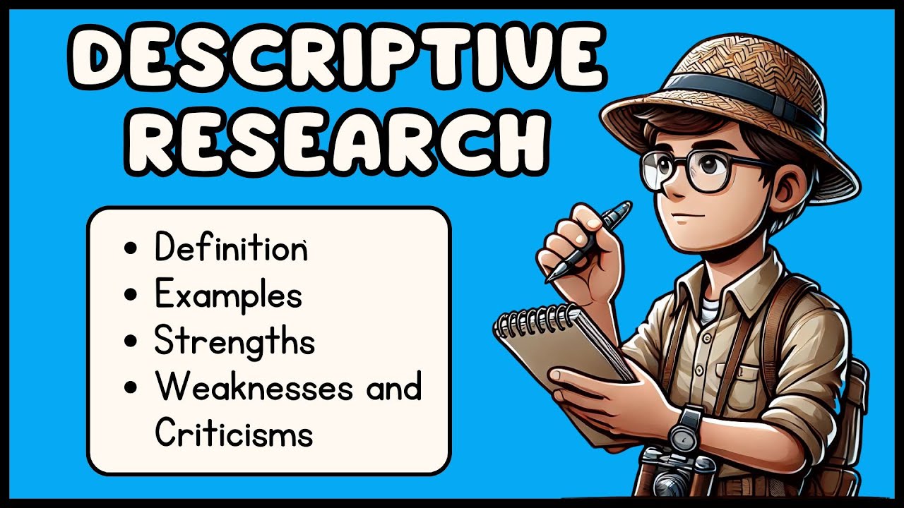 Descriptive Research: Definition & Examples (Explained in 3 Minutes)