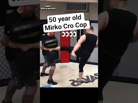 50 Year old Mirko Cro Cop still has those infamous kicks #mma