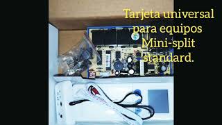 Cómo conectar una tarjeta universal!!!! Para aire acondicionado