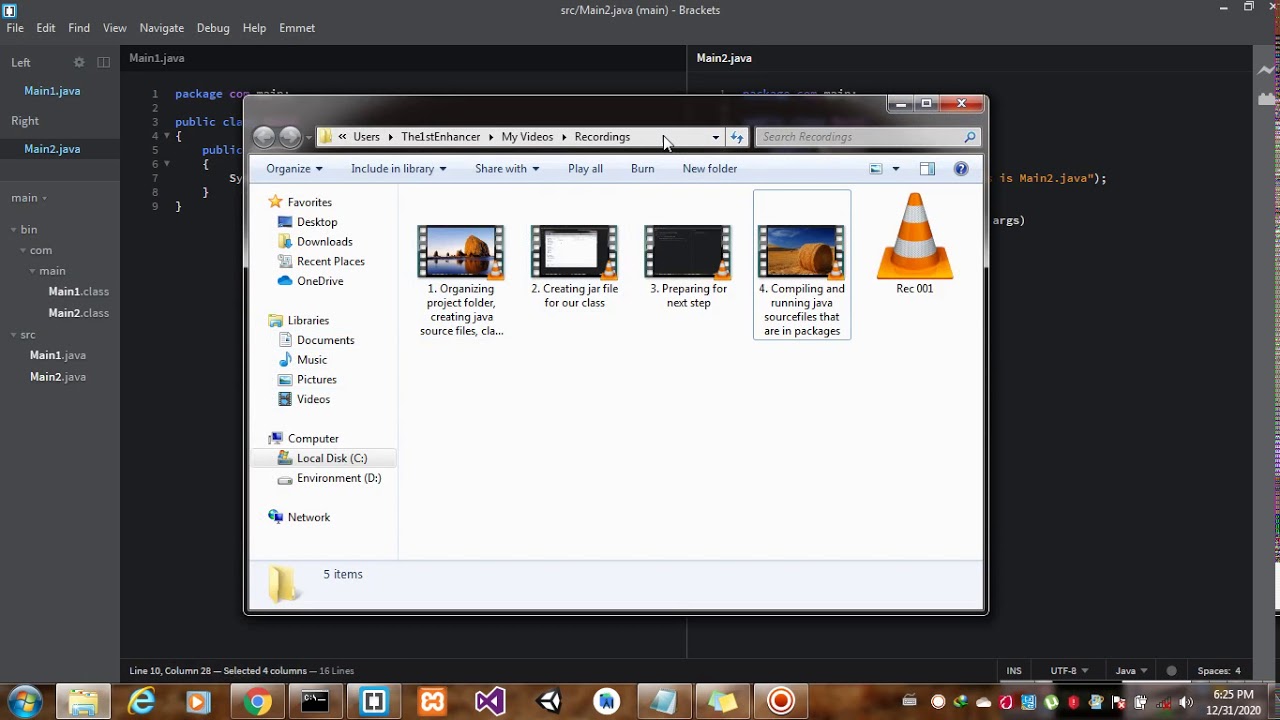 5  CMD (JAVA): Creating jar for classfiles in package