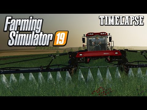 New row crop sprayer | Timelapse on Westby | Farming Simulator 19 | Episode 3