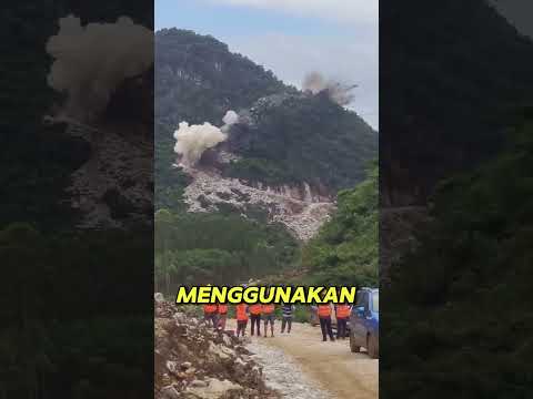 CARA MEMBUAT JALAN DI LERENG CURAM