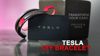 DIY Tesla Model 3 or Y Bracelet - Unlock and Drive with your own melted Key card!