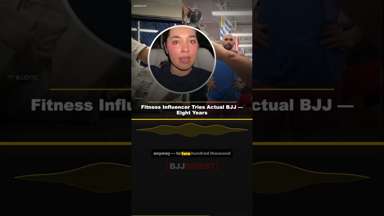Fitness Influencer Tries Actual BJJ — Eight Years #Shorts