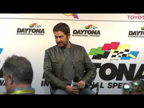 Gerard Butler Thinks Angelina Jolie Would A Good NASCAR Driver