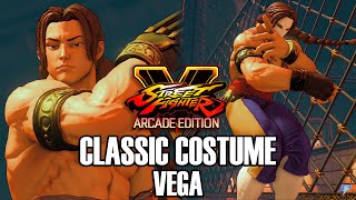 How To Unlock Vega's Classic Costume | Street Fighter 5: Arcade Edition