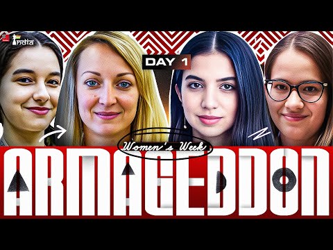 Elisabeth Paehtz vs Gunay Mammadzada, Sara Khadem vs Alina Kashlinskaya | Day 1 Armageddon