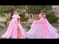 Making the Most Romantic Valentine's Day Dress Ever! | Pattern Available | DIY Princess Gown
