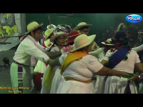 Ballet de Jujuy Millaray de origen mapuche, flor de oro en Mina el Aguilar 4 diciembre 2022