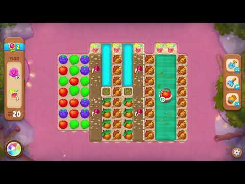Gardenscapes 1900 Level - 20 moves - NO BooSTERS