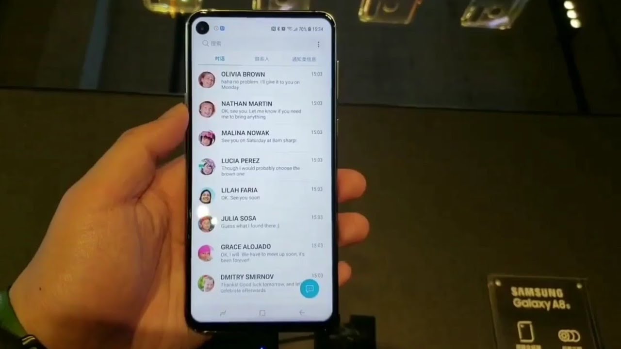 Samsung Galaxy A8s Unboxing And Hands on Review