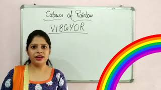 Colours of Rainbow 🌈......Easy way to learn colours of Rainbow in sequence
