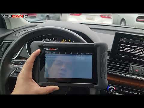 Audi Q5  How to Program and Register a New Battery with YOUCANIC Scanner