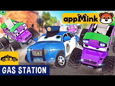 #appMink Police Force & Police Cadet Car catch Evil Bus Clone