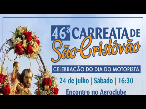Paroquia Nossa Senhora Aparecida promove carreata de São Cristóvão