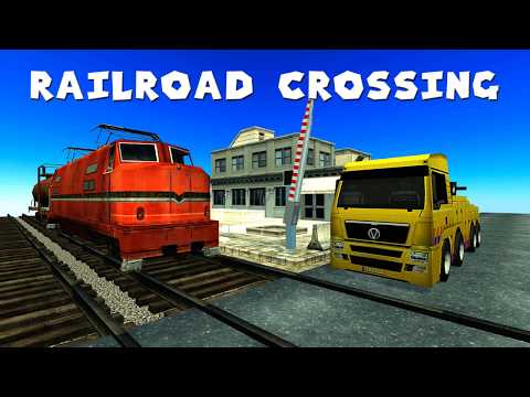 Railroad crossing - Train cond Video