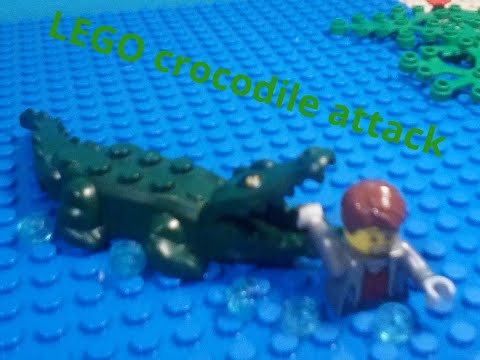 LEGO crocodile attack | stopmotion
