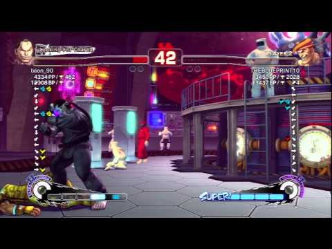 Ixion_90 (Dan) Vs THEBLUEPRINT10 (Adon) SSF4 AE Ranked Matches - PSN