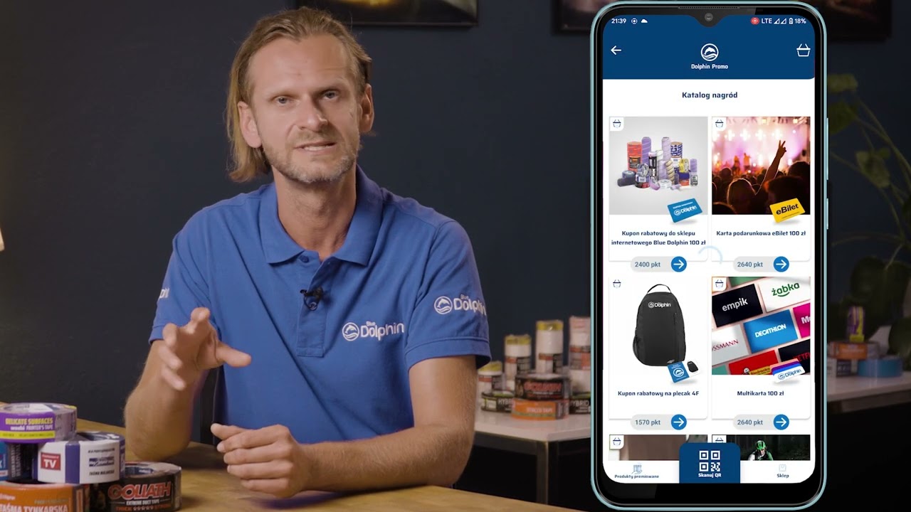 Nagrody które możecie odebrać z aplikacji Dolphin Promo!