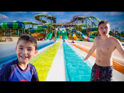 PARC AQUATIQUE O'GLISS PARK -  Toboggans 100% FUN !!!