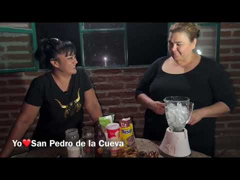 Como preparar un cafe helado en casa con licuadora por Kenna Soqui y su amiga Evelia