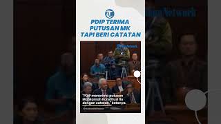 Legowo! PDIP Ikhlas MK Tolak Gugatan Ganjar-Mahfud, tapi Beri Catatan Ini & Singgung Pilkada 2024