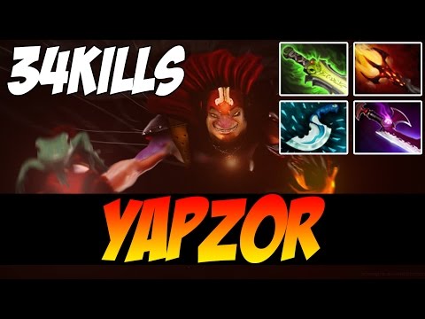 YapzOr Plays Lion CARRY WITH 34 KILLS - 7400 MMR - Dota 2
