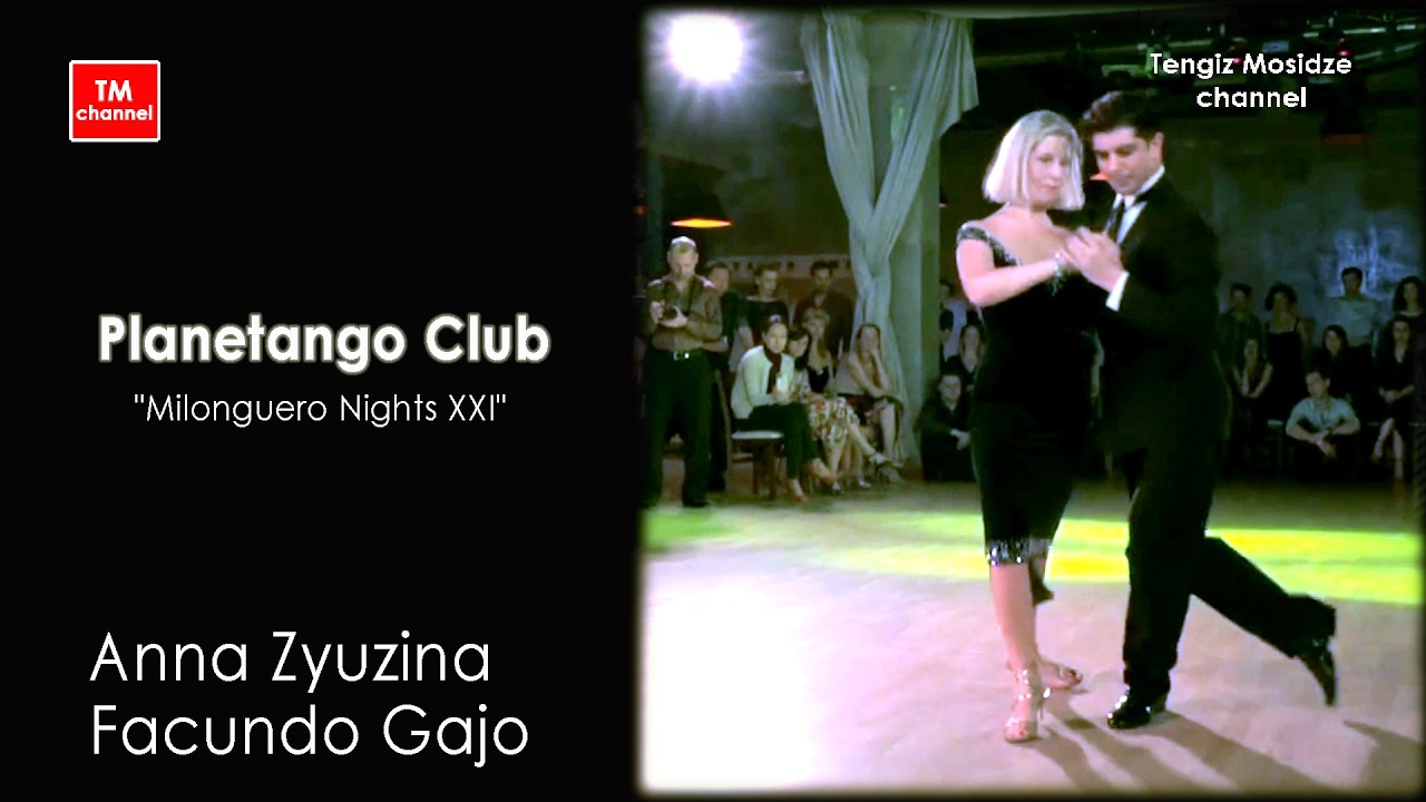Tangos y milongas. タンゴのパフォーマンス 🕺💃  Facundo Gallo and Anna Zyuzina. Planetango сlub. Moscú.