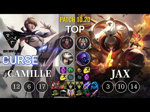 OMG Curse Camille vs Jax Top - KR Patch 10.20