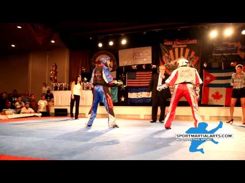 Ross Levine v Victor Suarez - 2014 Pan American Int'ls - Men's Sparring Grands