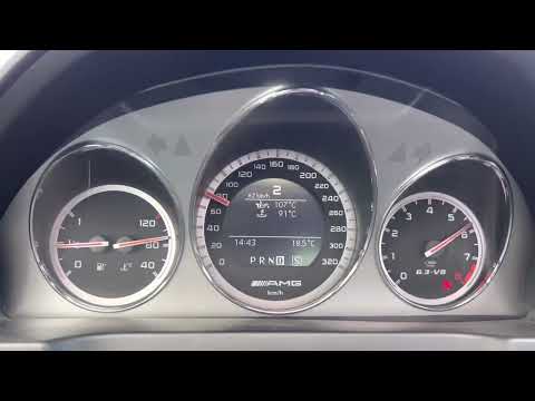 MERCEDES W204 C63 V8 AMG ACCELERATION SOUND