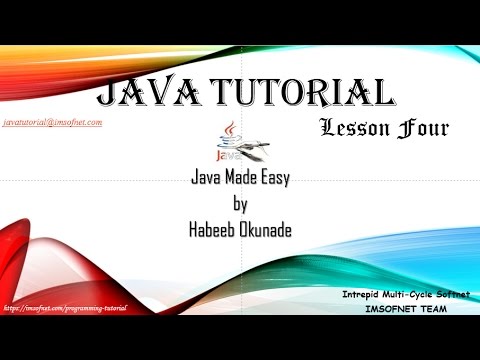 Java Tutorial Lesson 2 Setting Up The Ide And Writing First Java Code