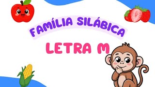 ALFABETIZAÇÃO FÔNICA. FAMÍLIA SILÁBICA LETRA M. COMPILADO DE VÍDEOS.#abcdalfabet 