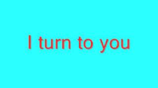 richie mcdonald I turn to you