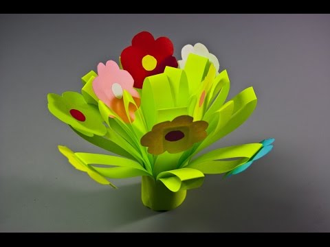 DIY:How to make a paper flowers Video