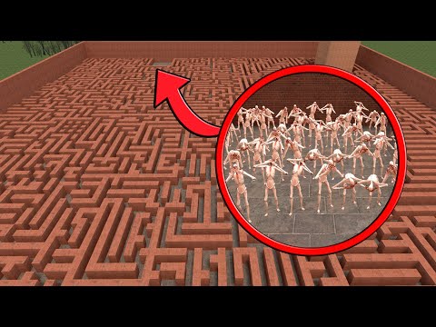 100 SCP-096 Are Running After Me 😱 In Garry's Mod