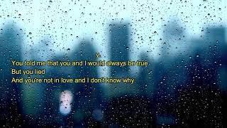 you're not in love (lyrics)