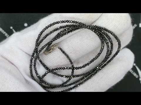 Genuine Black Diamond Hip Hop Chain | 2MM 30 Carat