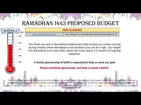 Mahe Ramadhan 1443 - 22nd  Night Program 04/23/2022