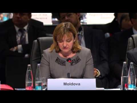 Natalia Gherman at the 21st OSCE Ministerial Council